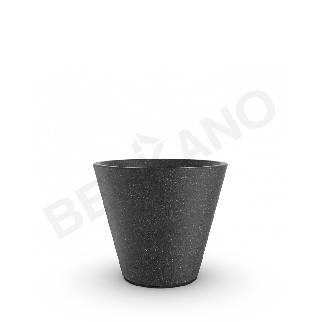 Кашпо Bliss 42 Black Granite - фото 1