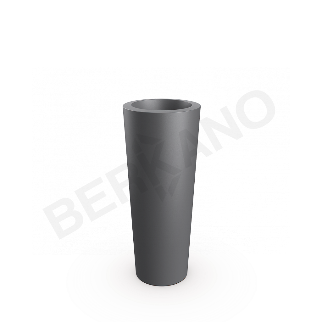 Кашпо Keila 110 DB графитового цвета - фото 1