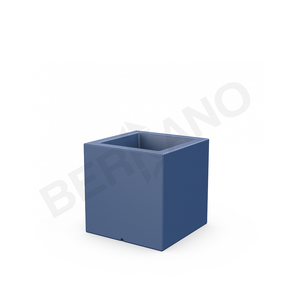 Кашпо Quarter 40 синего цвета - фото 1