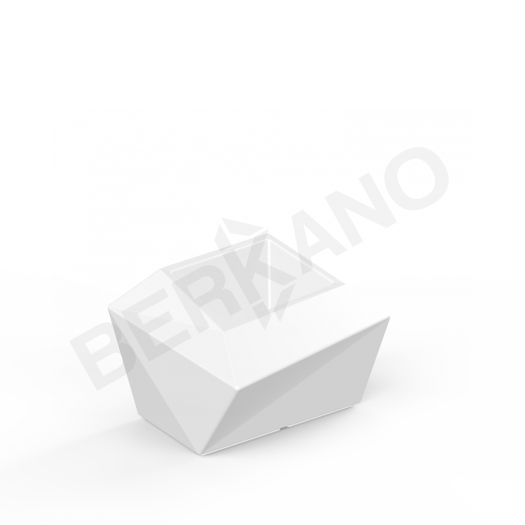 Кашпо Quaro S белого цвета