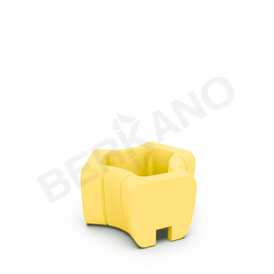 Кашпо-соединитель Y-seat connect DB желтого цвета - фото 1