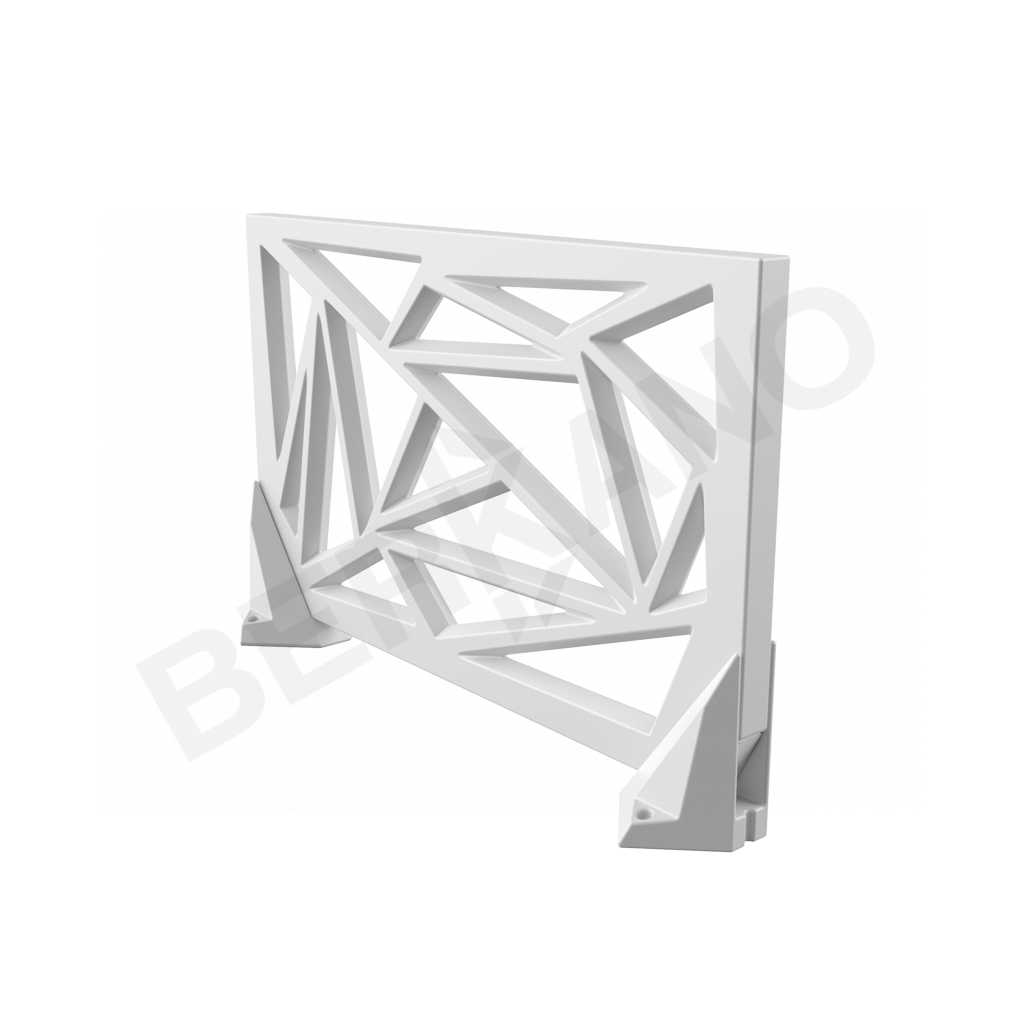 Зонирование Icelandic Fence белого цвета