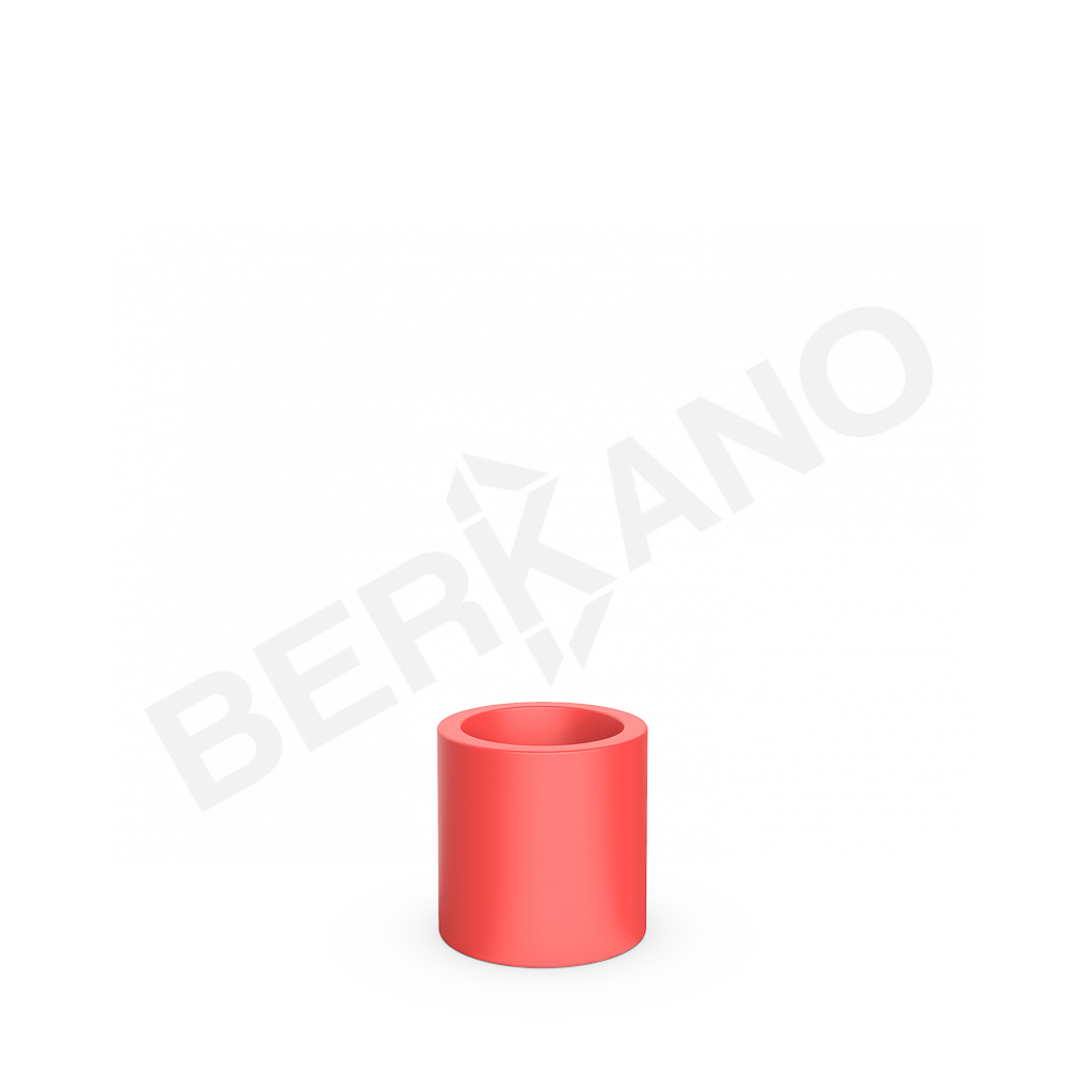 Кашпо Cilindro 30 DB красного цвета - фото 1