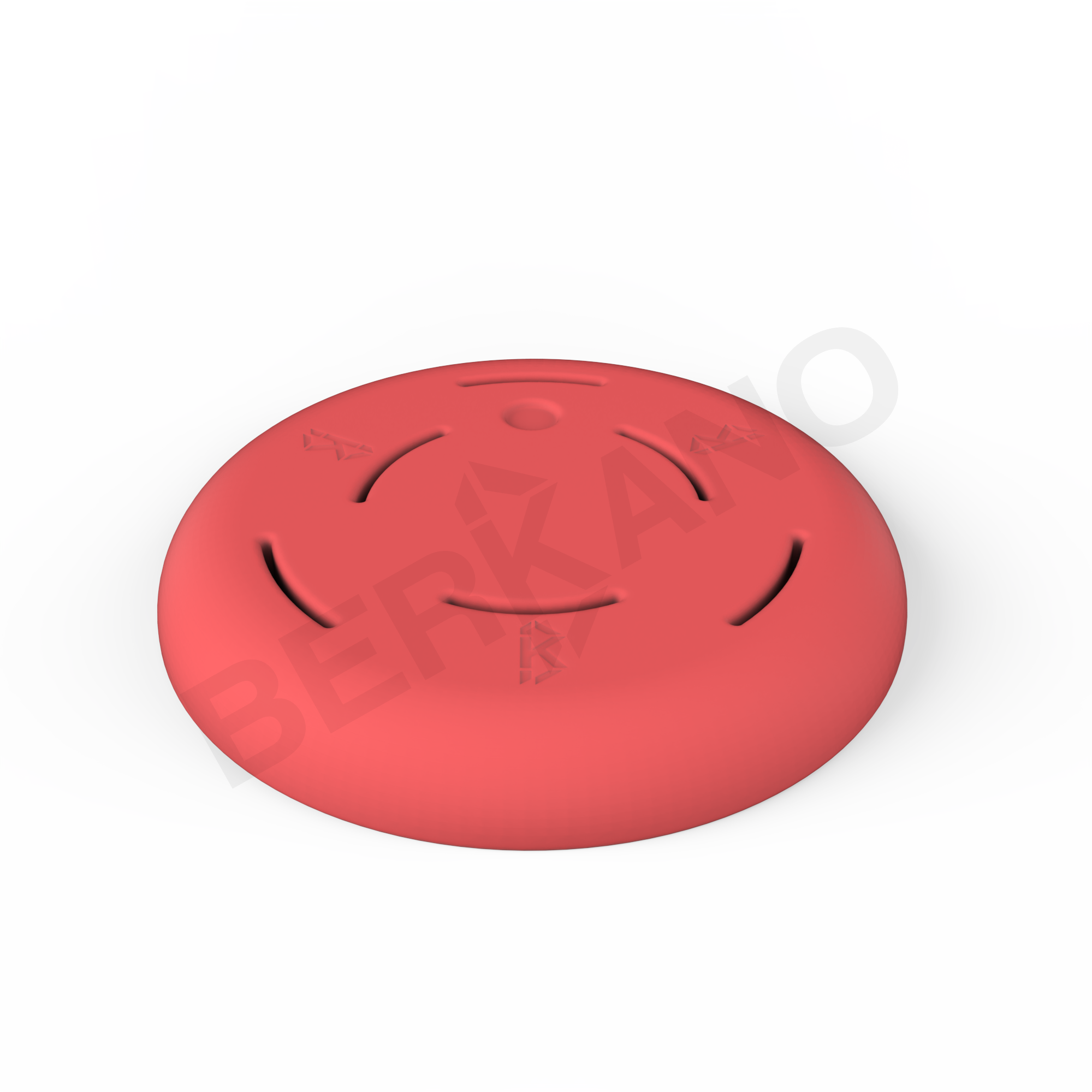 Утяжелитель большой пластиковый красного цвета - фото 1