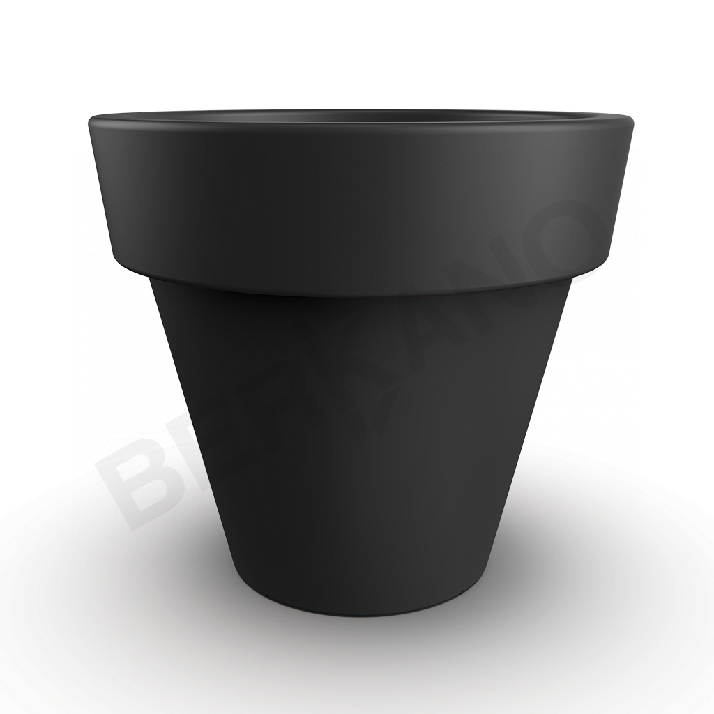 Кашпо classic 190 черного цвета - фото 1