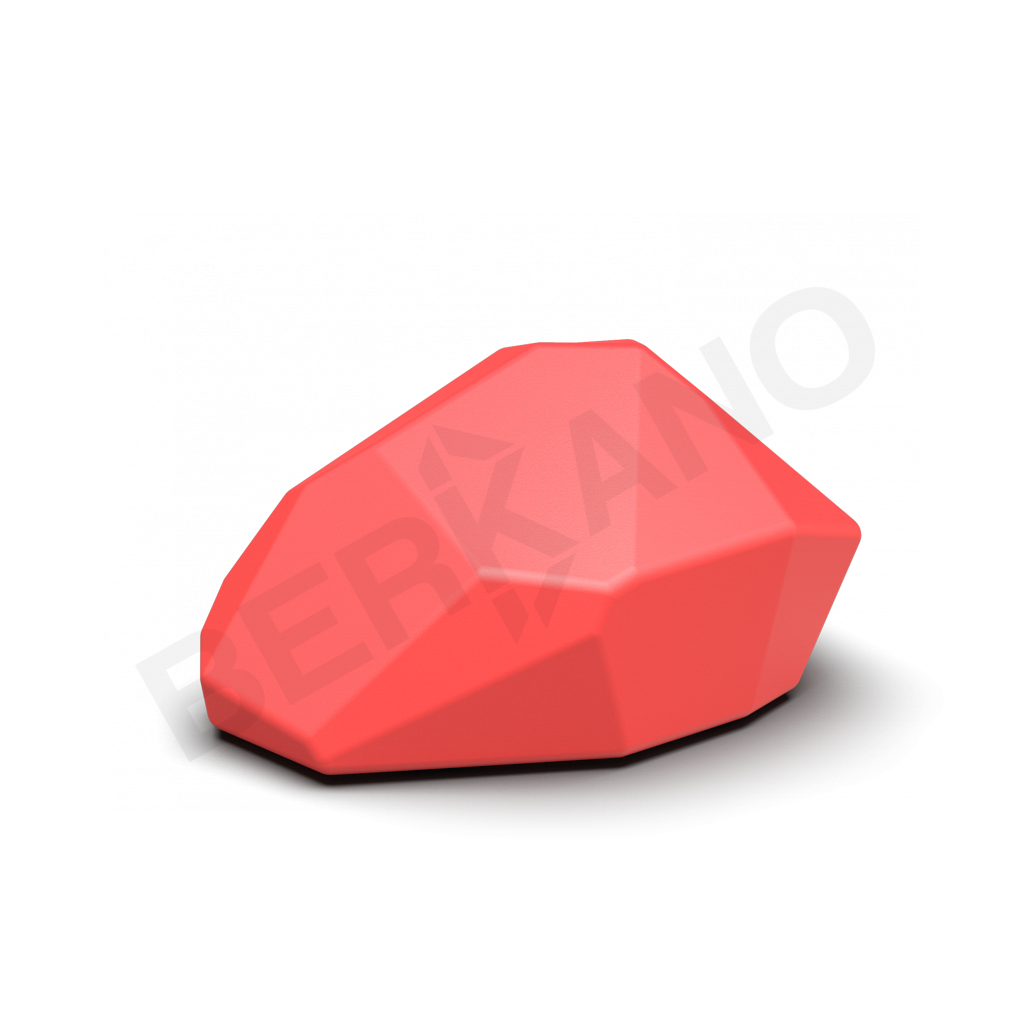 Светильник Polystone 45 красного цвета - фото 1