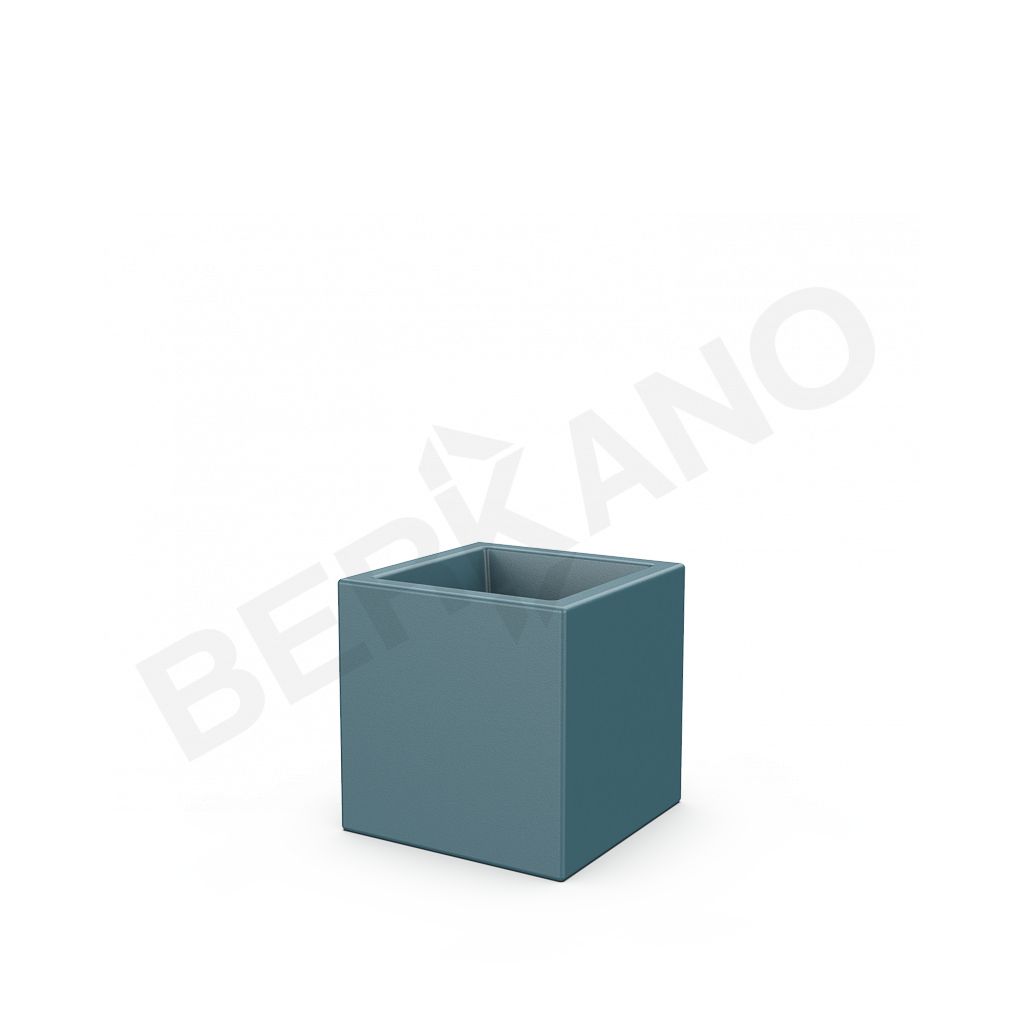 Кашпо Quarter 30 бирюзового цвета - фото 1