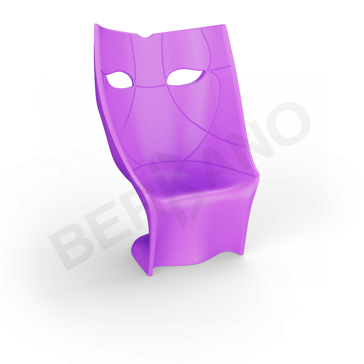 Кресло SOMF F Deep Violet - фото 2