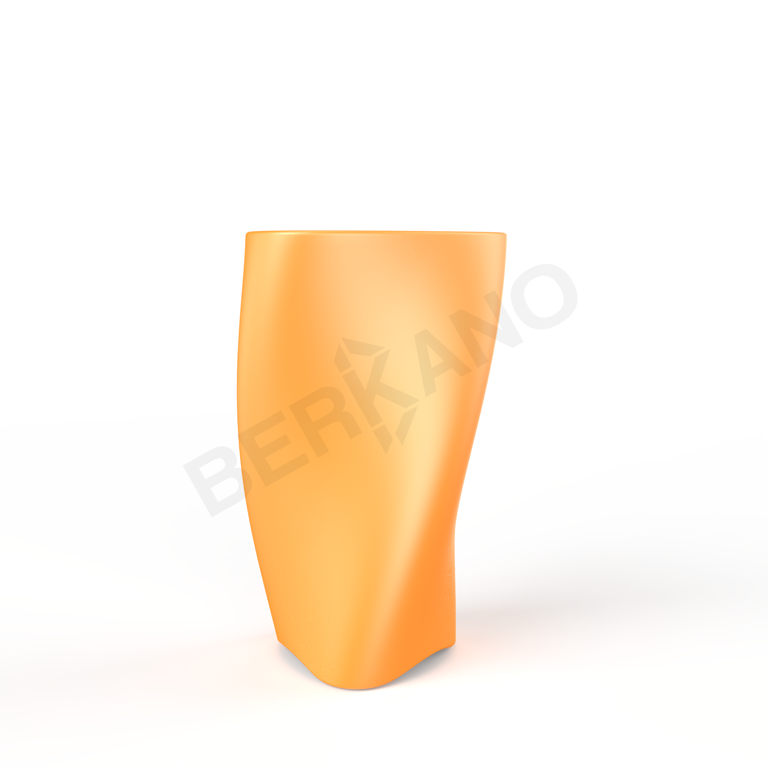 Кашпо Twist 108 DB оранжевого цвета - фото 1