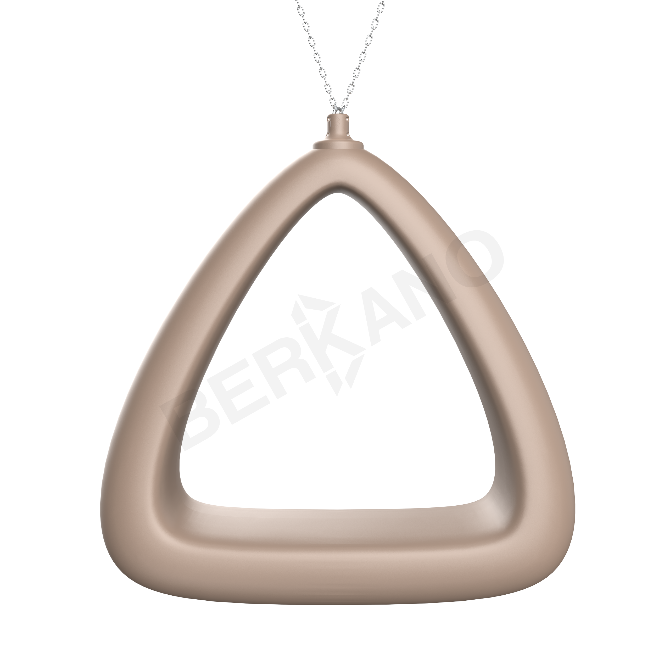 Арт-объект Moon Triangle кофейного цвета - фото 1