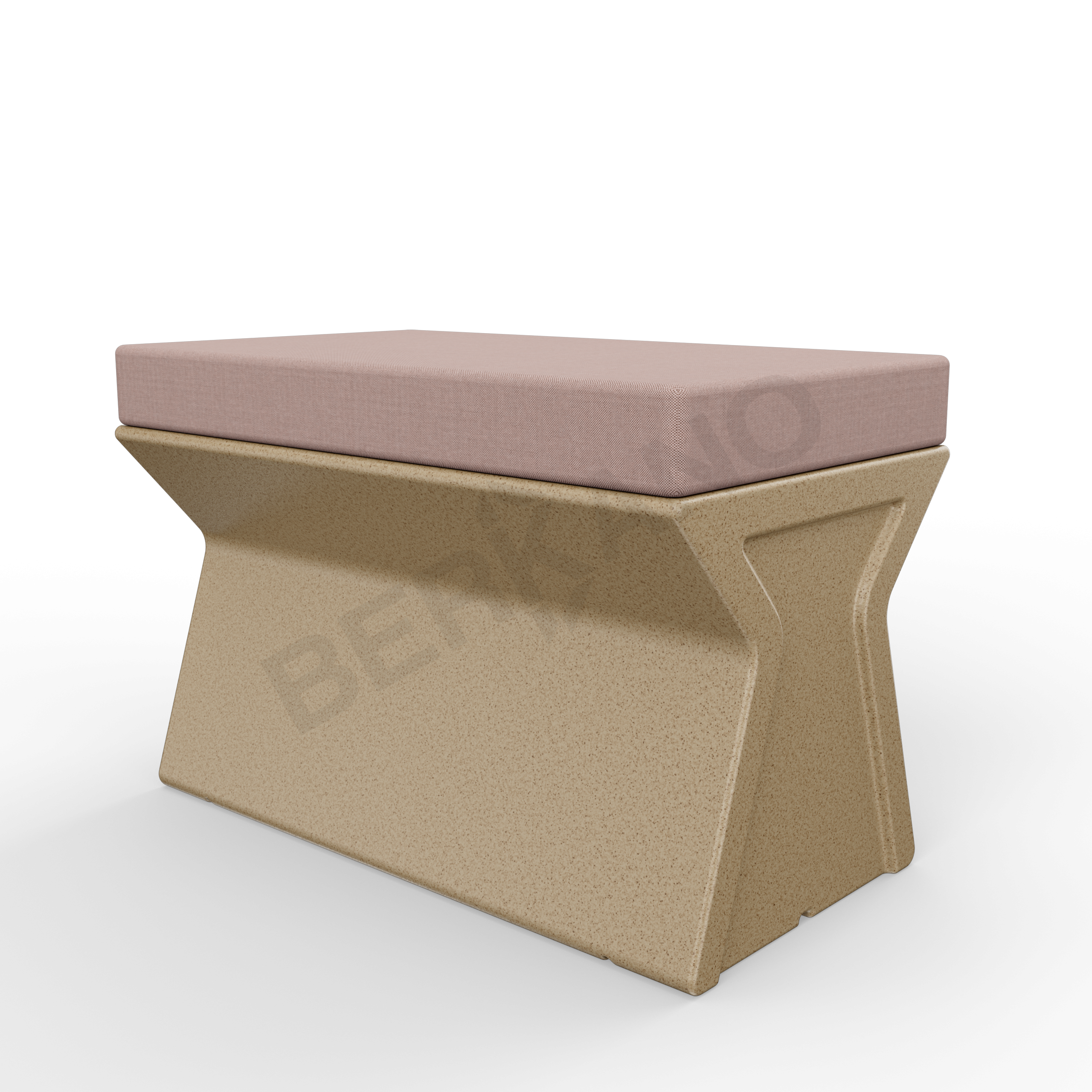 Скамейка X-seat Line Sand Granite / Cappuccino - фото 1