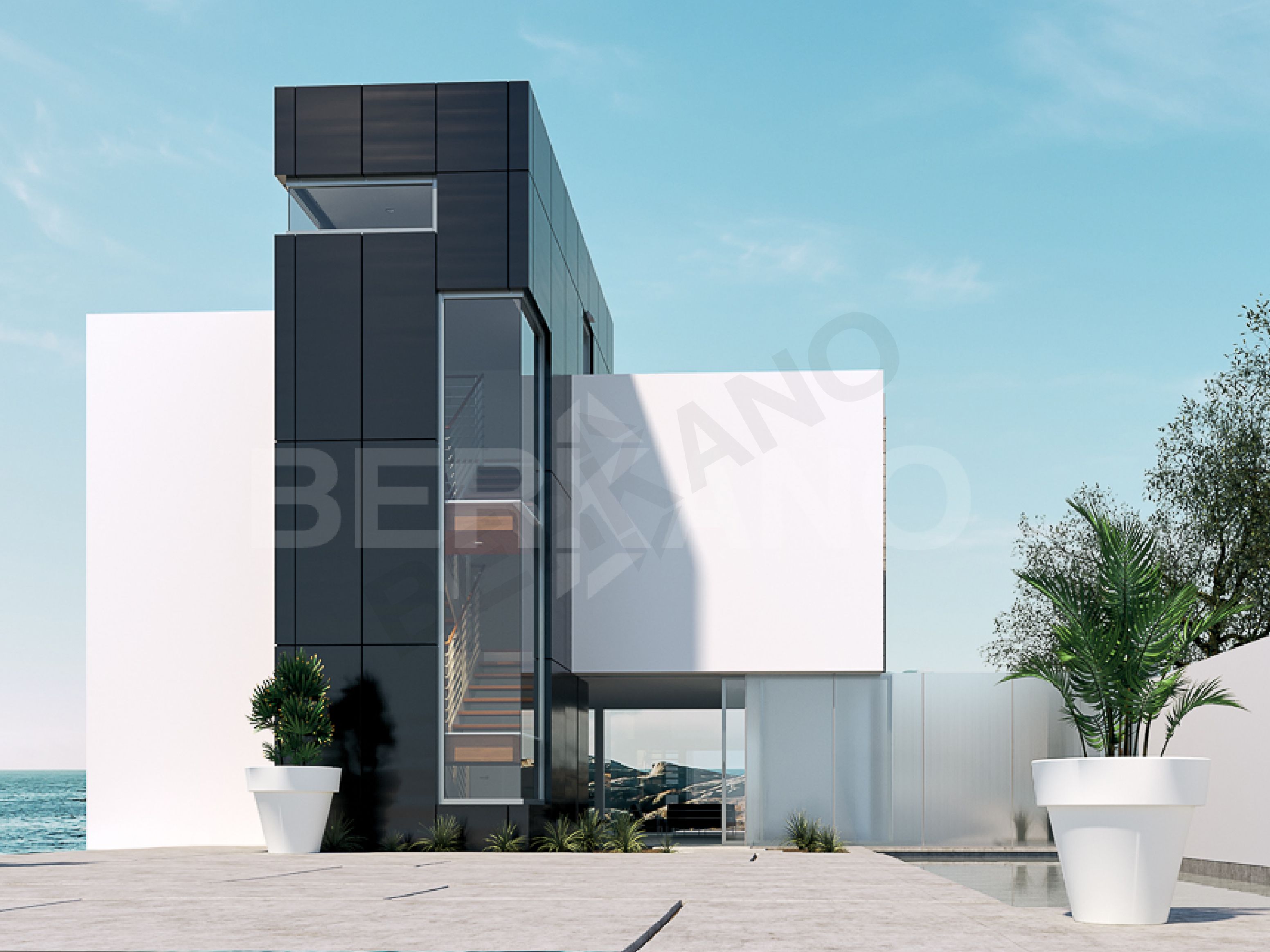 Кашпо classic 75 сиреневого цвета - фото 4