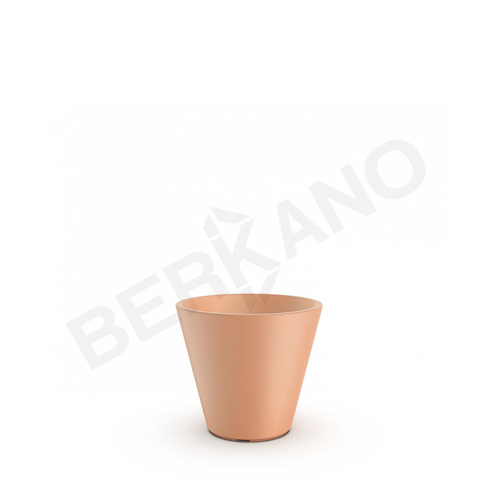 Кашпо Bliss 33 DB терракотового цвета - фото 1