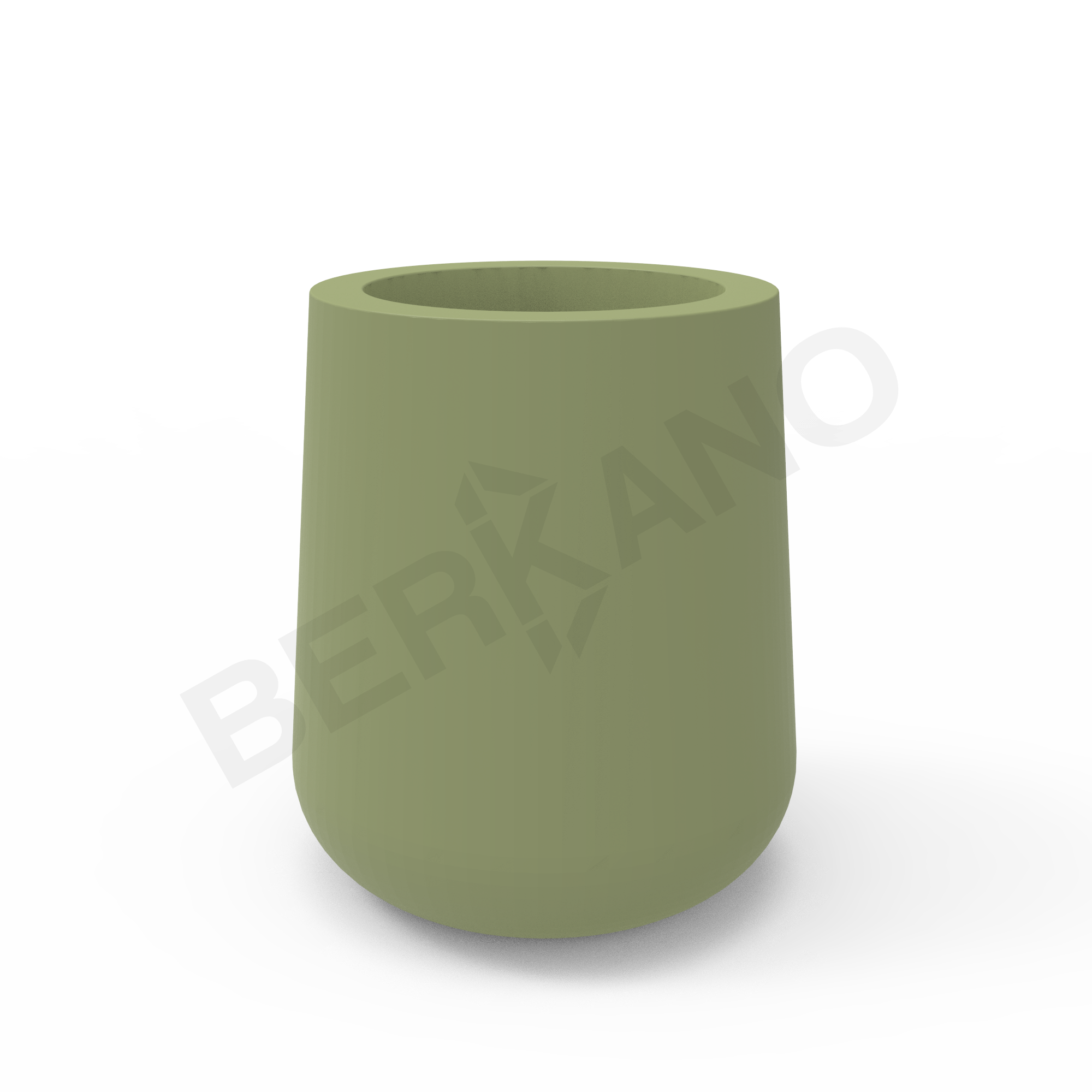 Кашпо Grace planter 75 DB темно-зеленого цвета - фото 1