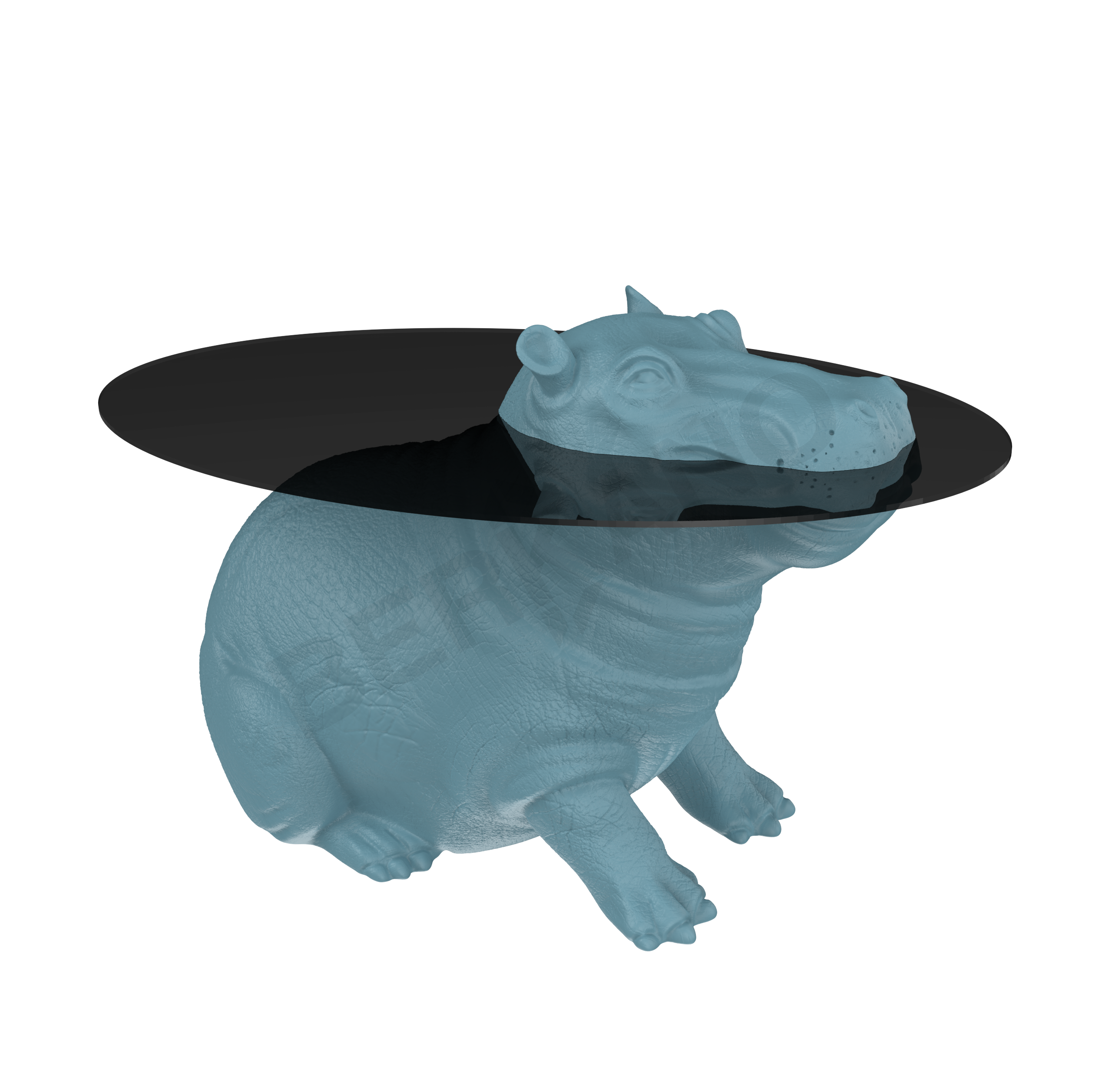 Стол HIPPO бирюзового цвета - фото 1