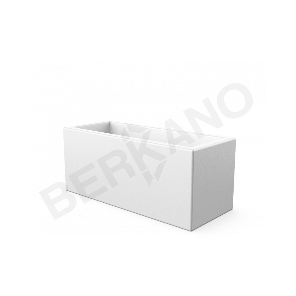 Кашпо Cubric 26*60 DB белого цвета