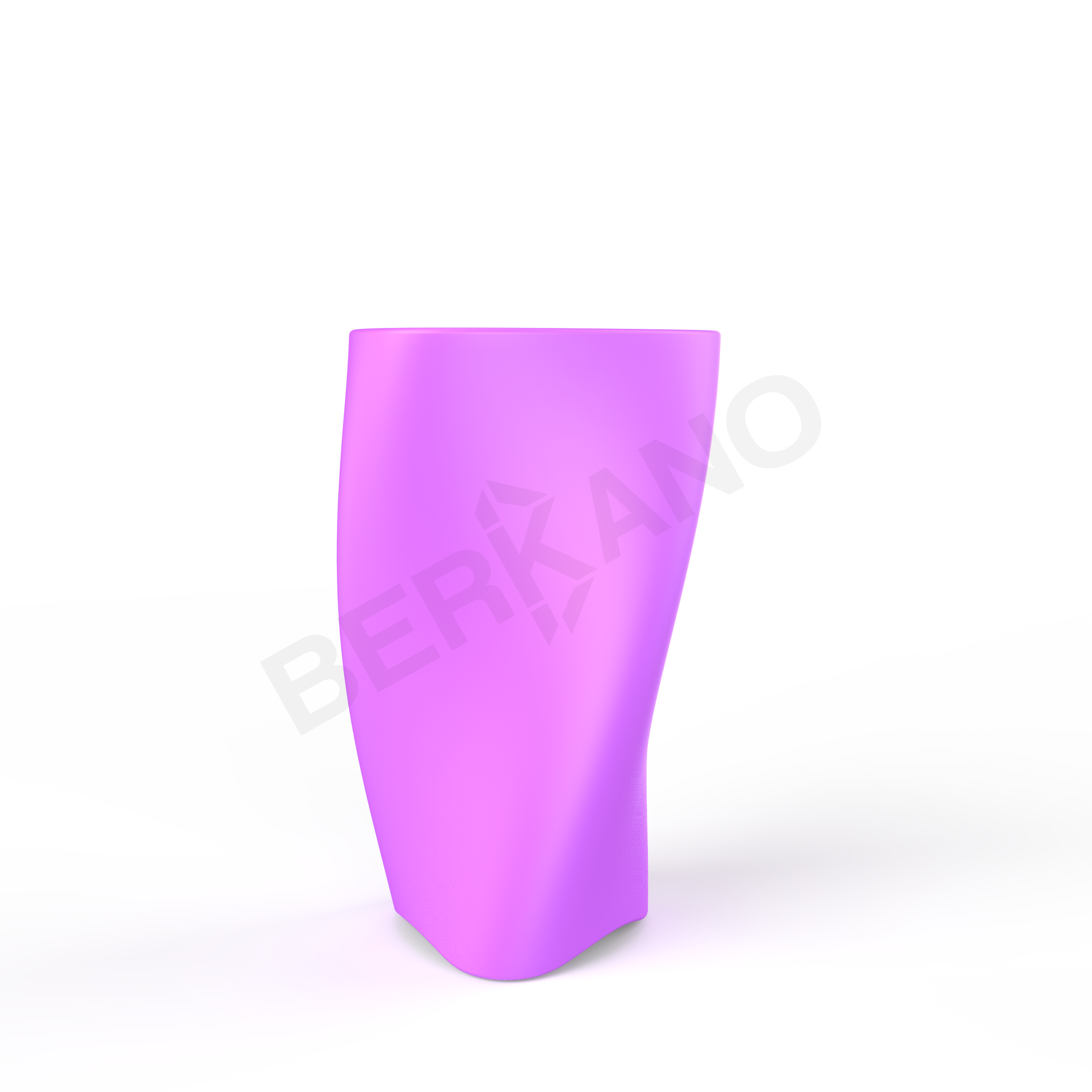 Кашпо Twist 108 DB сиреневого цвета - фото 1