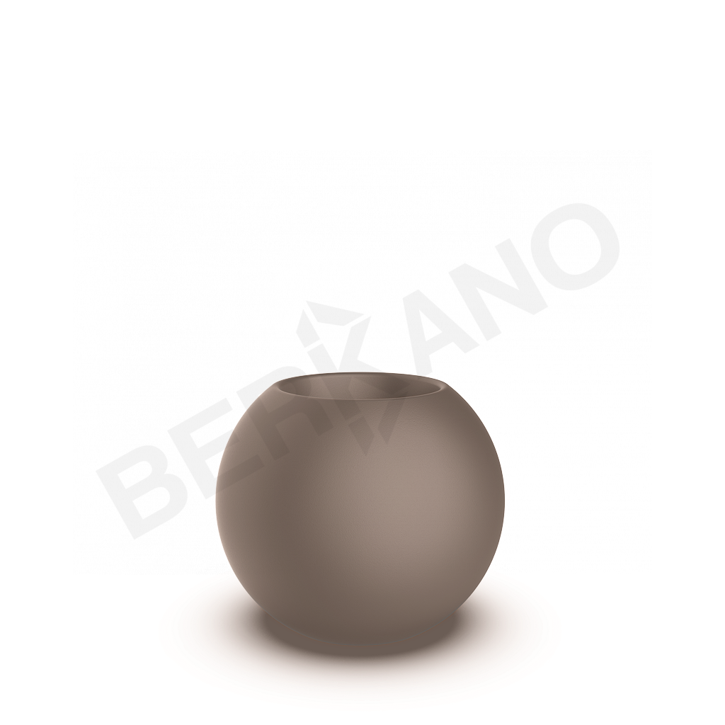 Кашпо Terra 50 DB кофейного цвета - фото 1