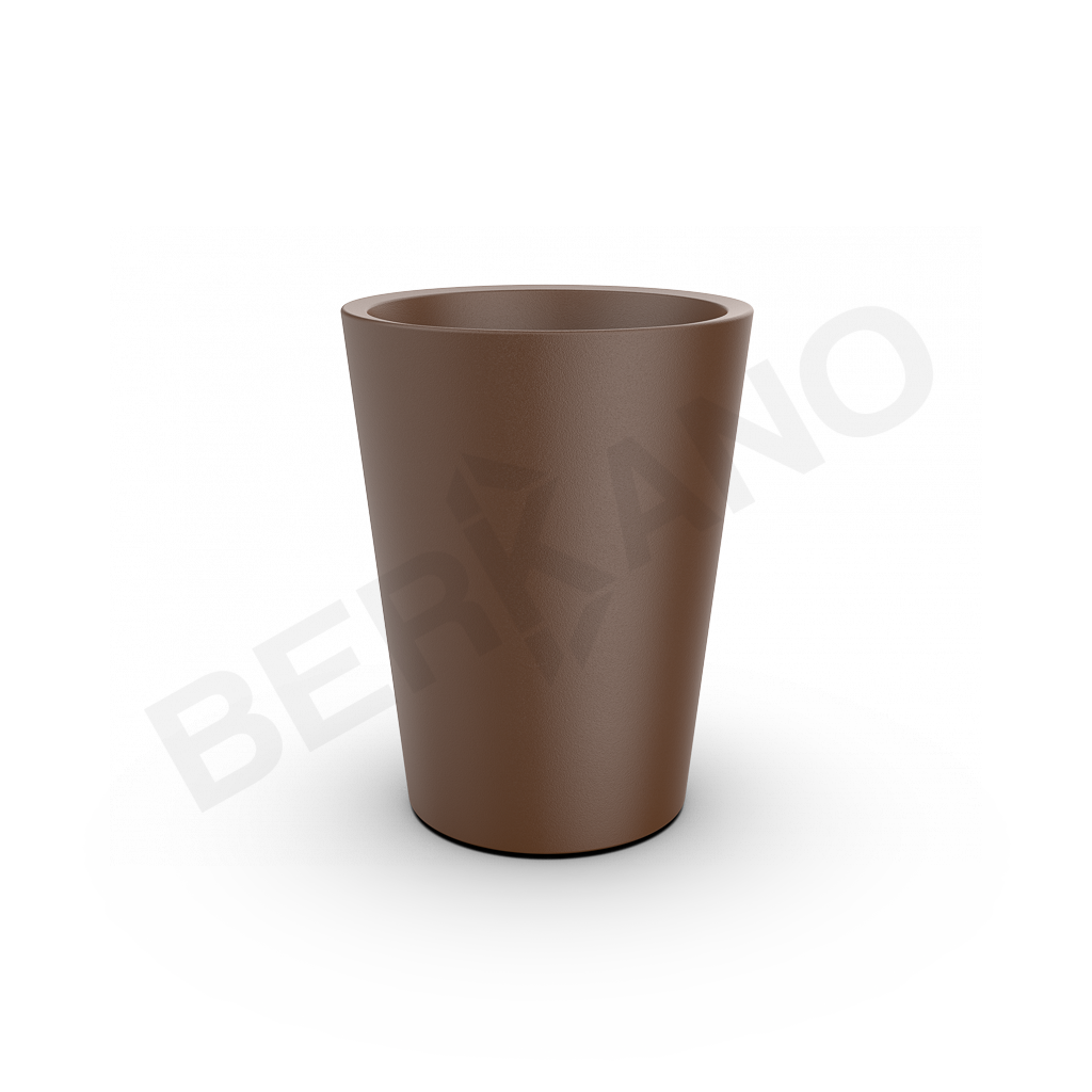 Кашпо Bloom 44 DB коричневого цвета - фото 1