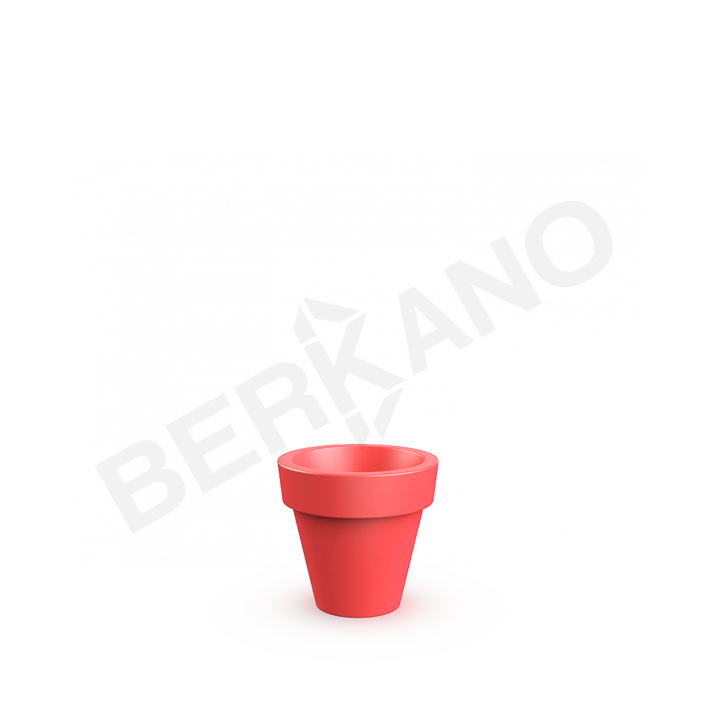 Кашпо classic 45 DB красного цвета - фото 1