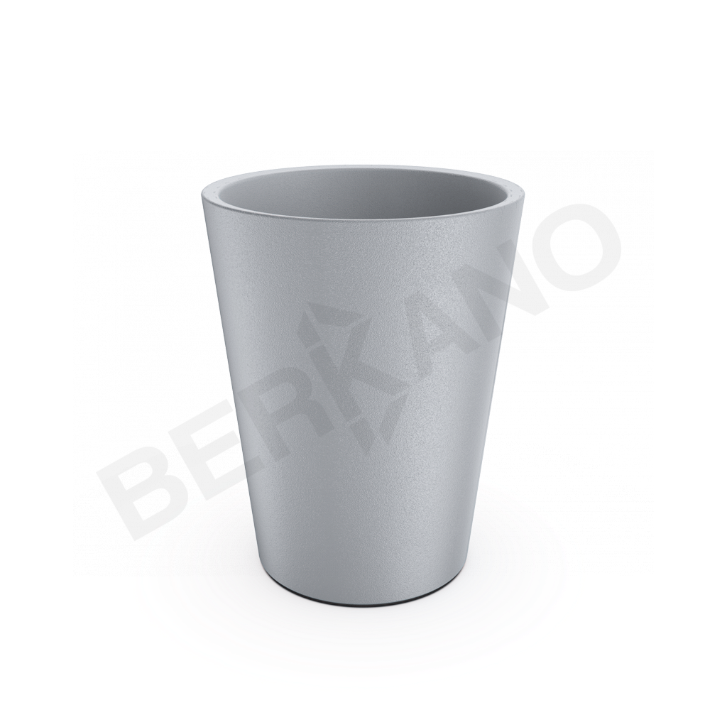 Кашпо Bloom 50 DB серого цвета - фото 1