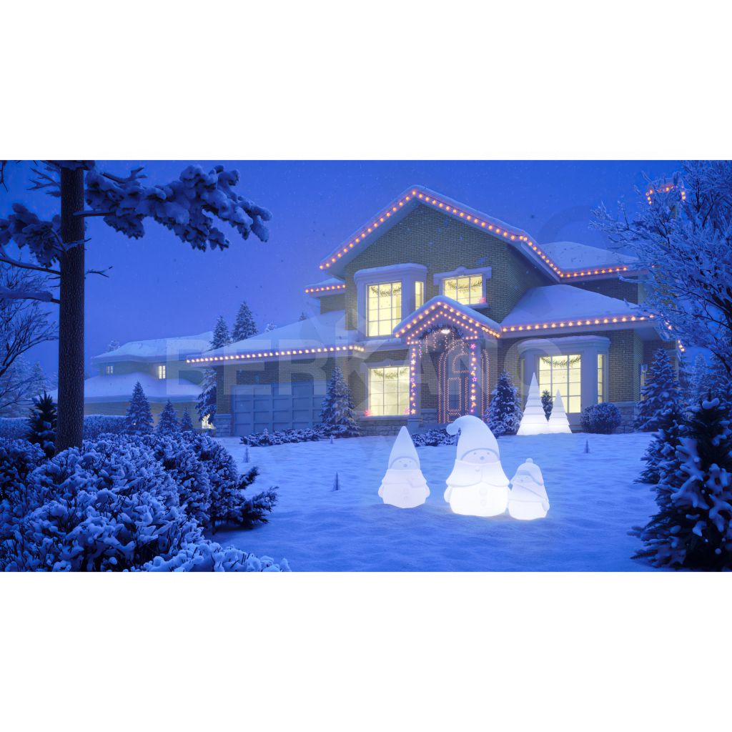 Светильник Mr. Snowman M графитового цвета - фото 2