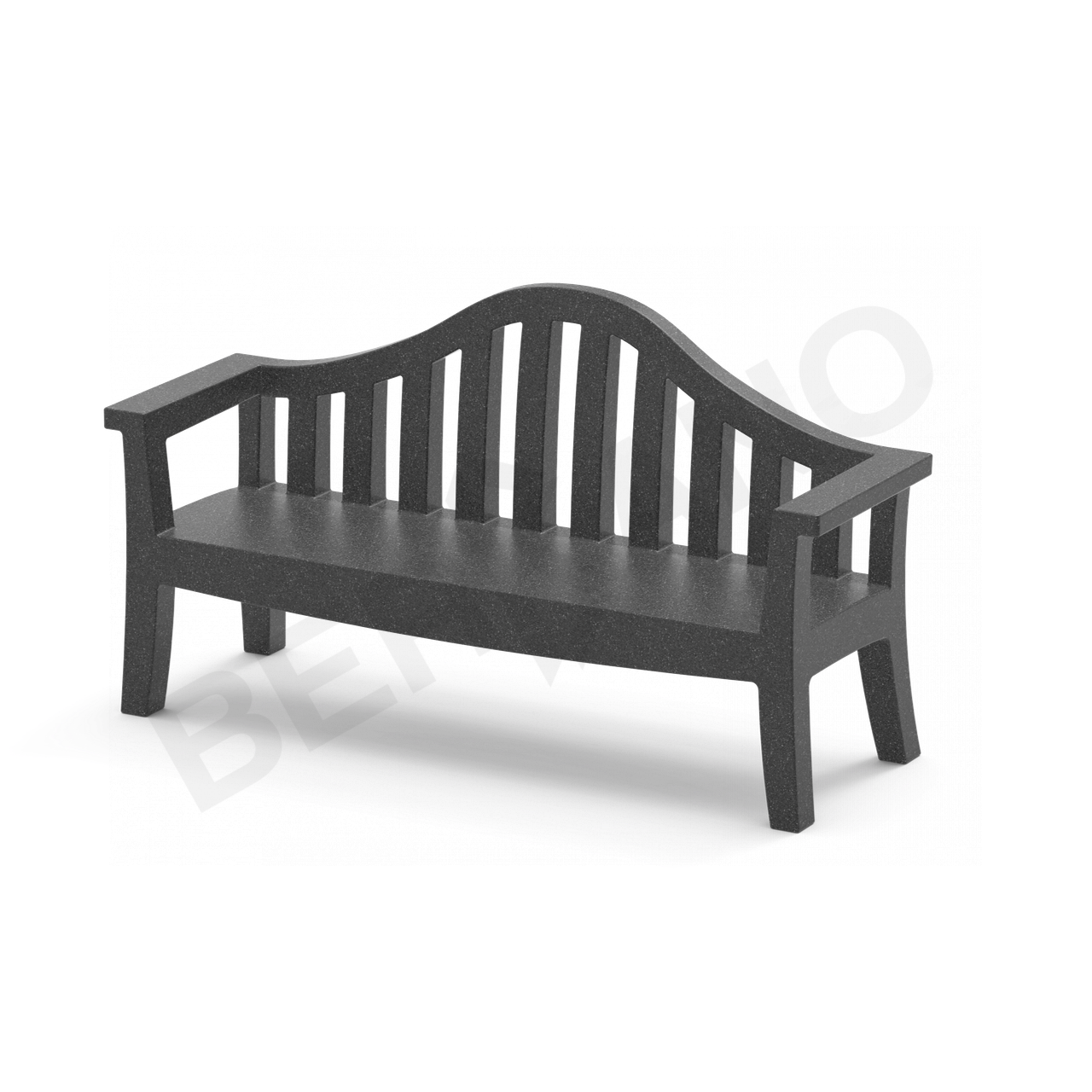 Скамейка Province цвета черный гранит - фото 1