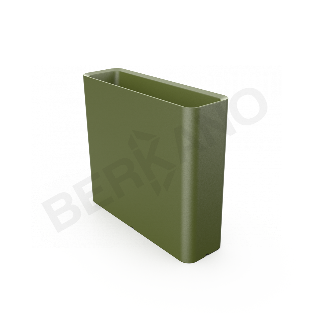 Кашпо Vittorio 80 DB темно-зеленого цвета - фото 1