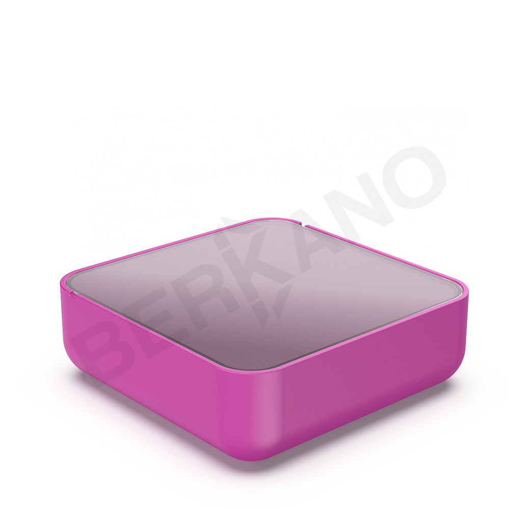 Стол Grace с стеклом фиолетового цвета - фото 1