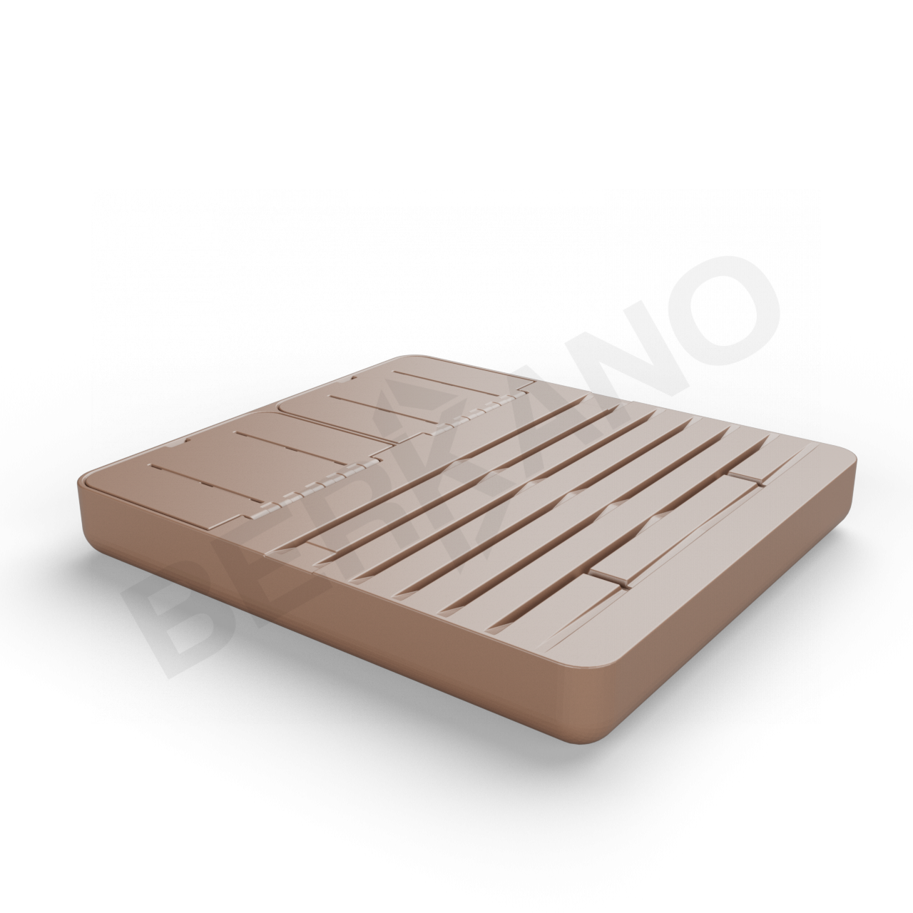 Шезлонг Grace Double коричневого цвета - фото 2