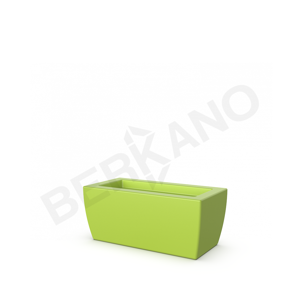 Кашпо Tenero 25 DB зеленого цвета - фото 1