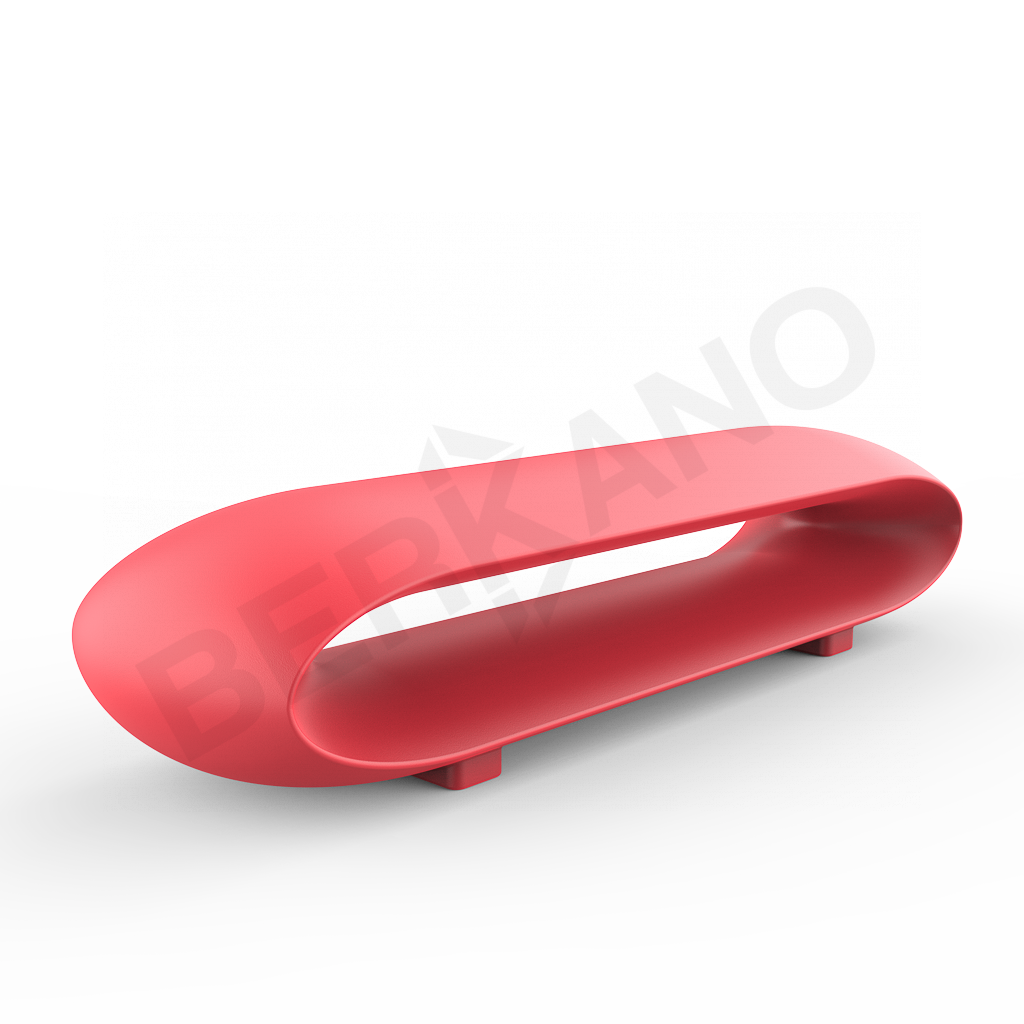 Скамейка Hoop красного цвета - фото 1