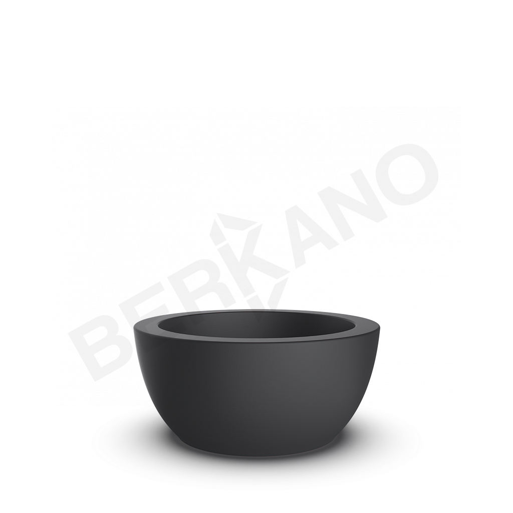 Кашпо Vetro 32 DB графитового цвета - фото 1