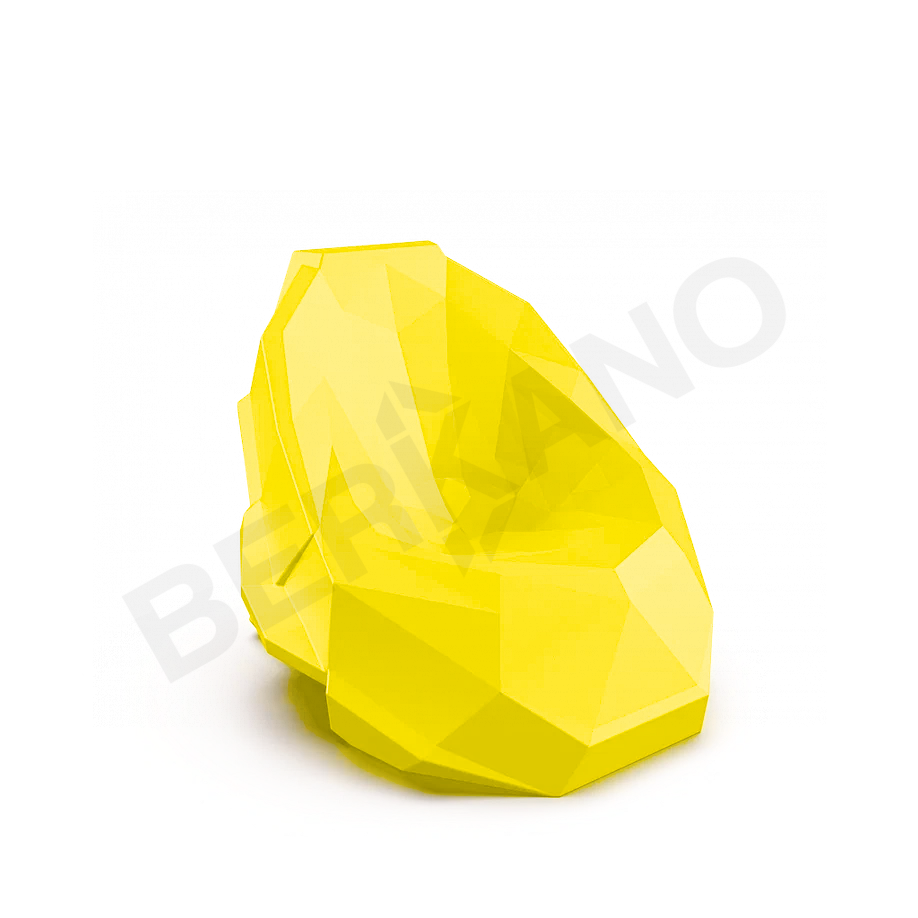 Кресло Skull желтого цвета - фото 2