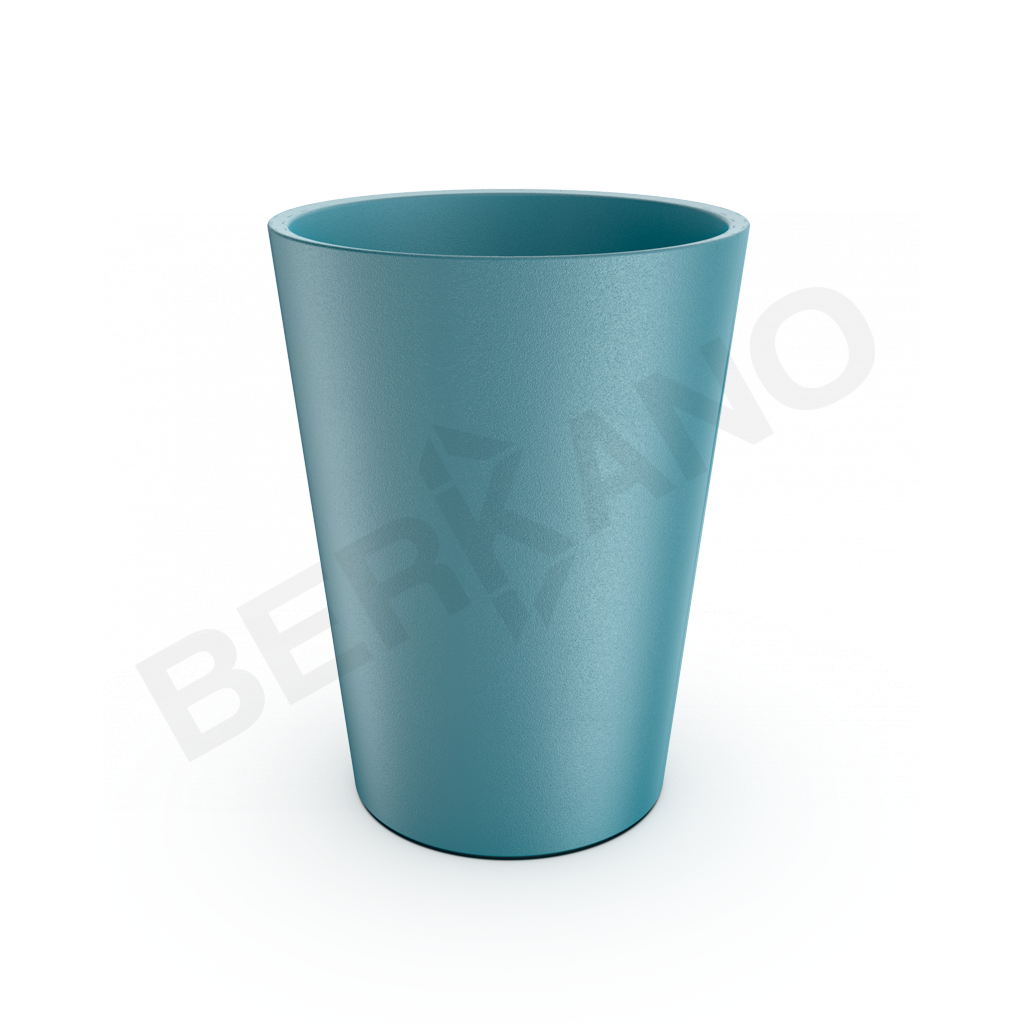 Кашпо Bloom 67 бирюзового цвета - фото 1