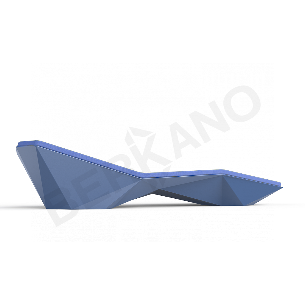 Шезлонг Quaro с подушками синего цвета / аксессуар темно-синего цвета - фото 2