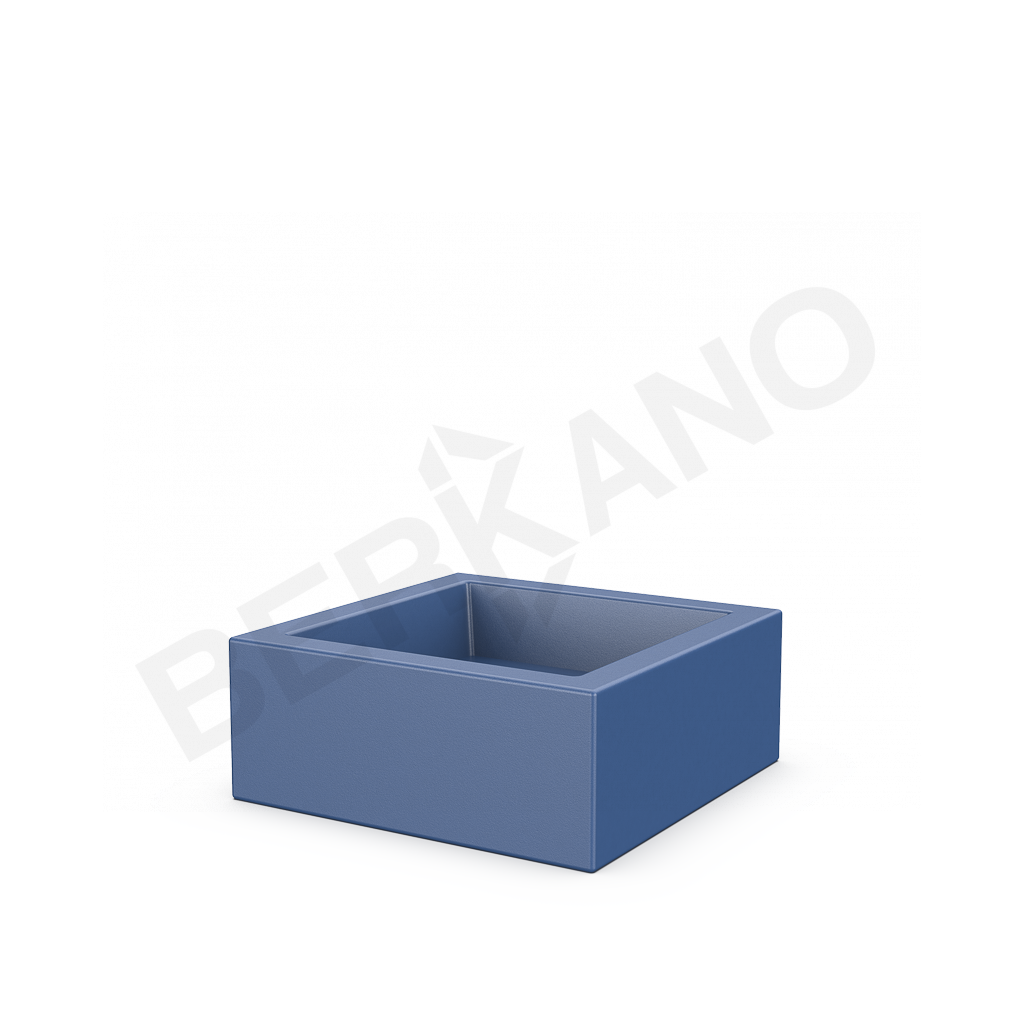 Кашпо Quarter 20 синего цвета - фото 1
