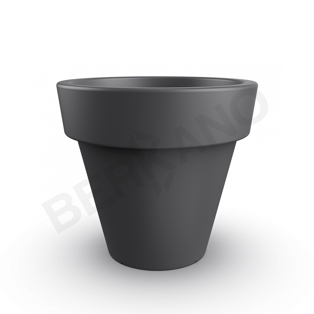 Кашпо classic 150 DB графитового цвета - фото 1