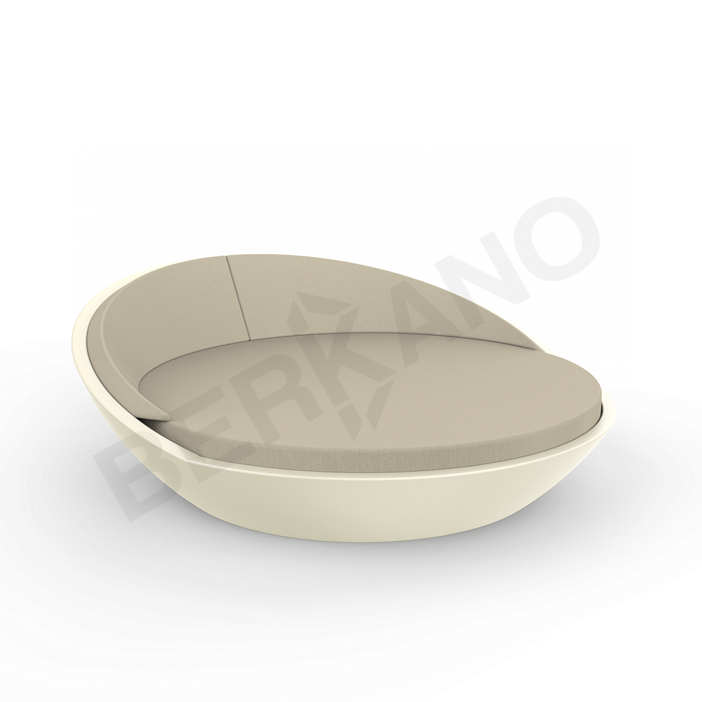 Шезлонг Riviera бежевого цвета / аксессуар бежевого цвета - фото 1