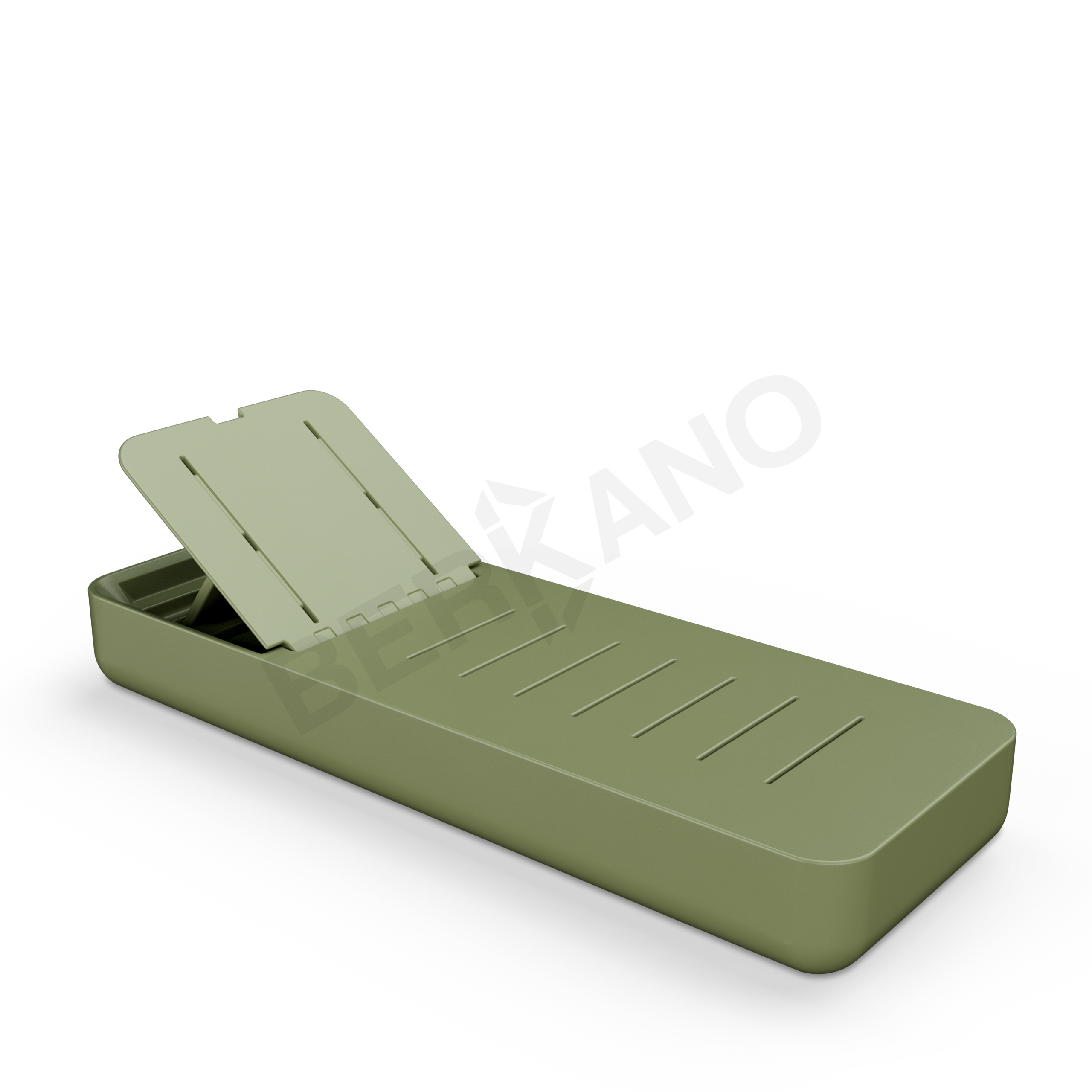 Шезлонг Grace темно-зеленого цвета - фото 1