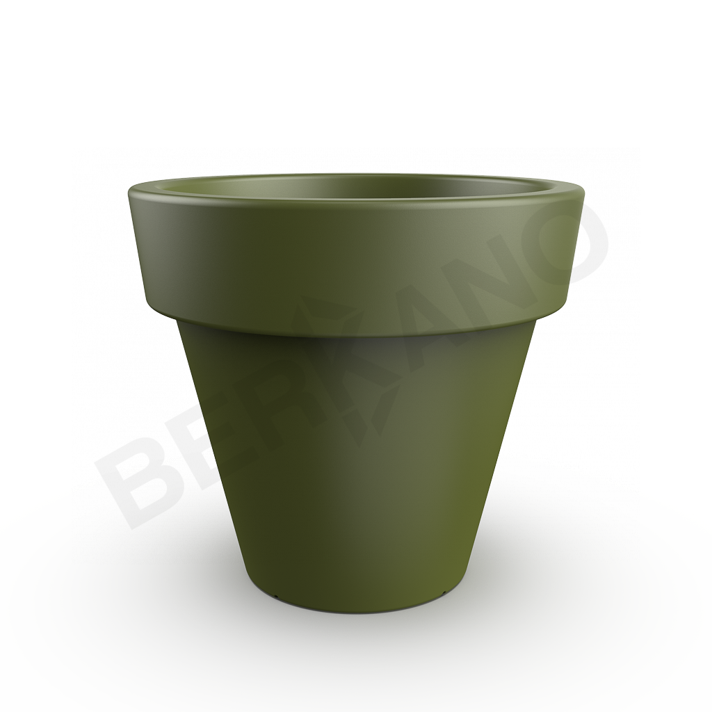 Кашпо classic 150 DB темно-зеленого цвета - фото 1