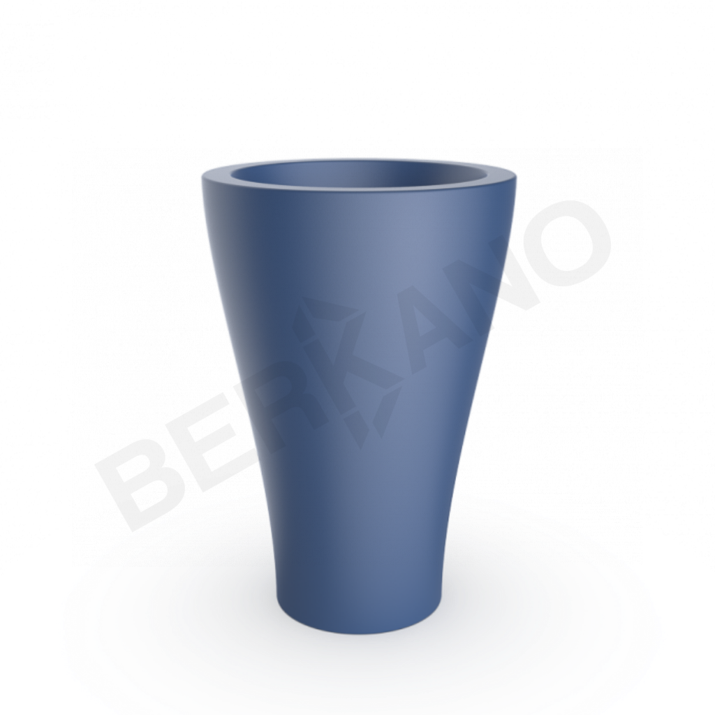 Кашпо Vetro 100 синего цвета - фото 1