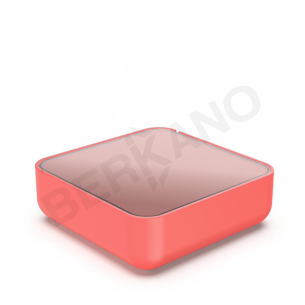 Стол Grace с стеклом красного цвета - фото 1