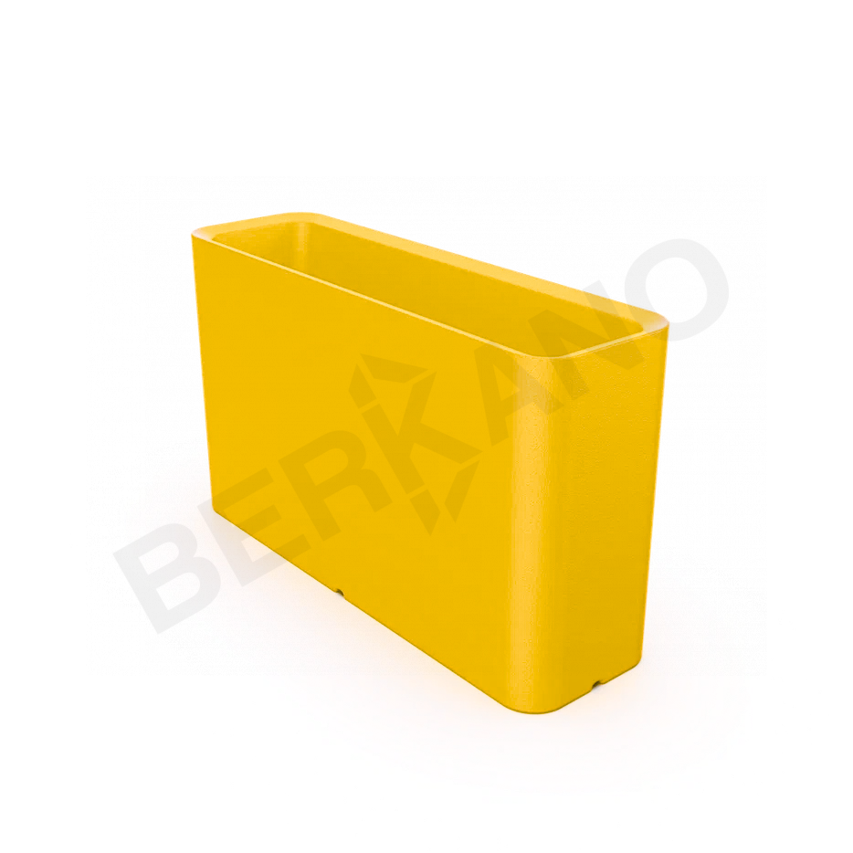 Кашпо Vittorio 53 DB желтого цвета - фото 1