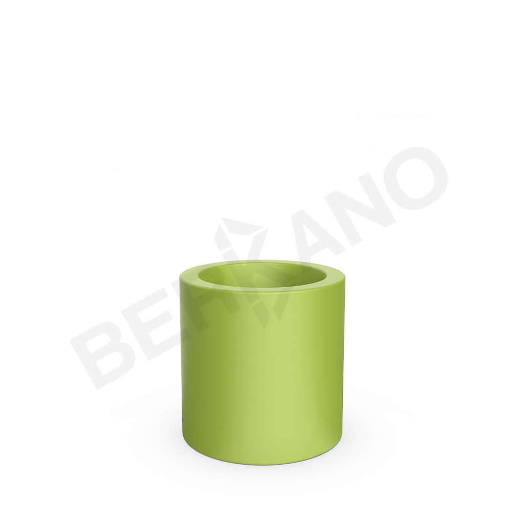 Кашпо Cilindro 50 зеленого цвета - фото 1
