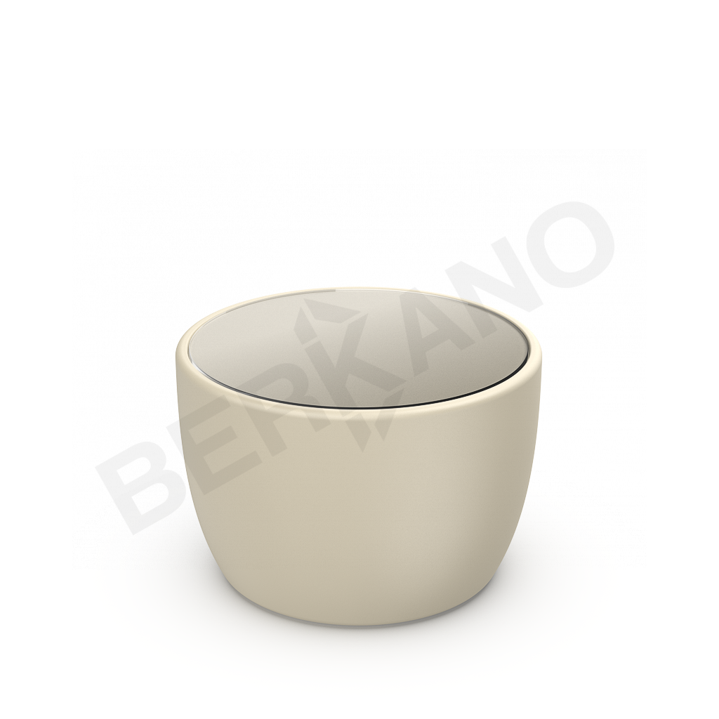 Стол Smable с стеклом бежевого цвета - фото 1