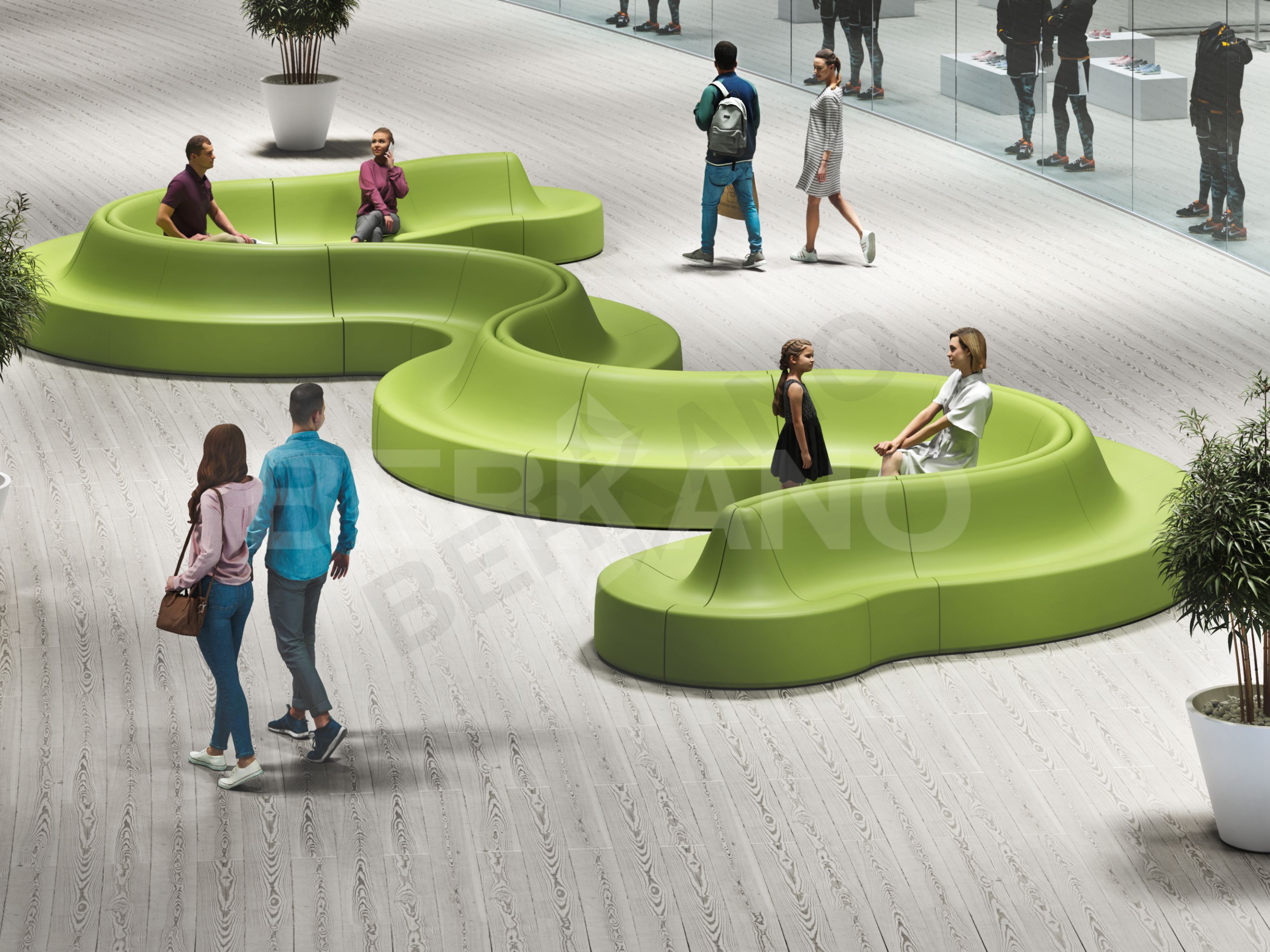 Диван Smoov Right Bone Brown - фото 3