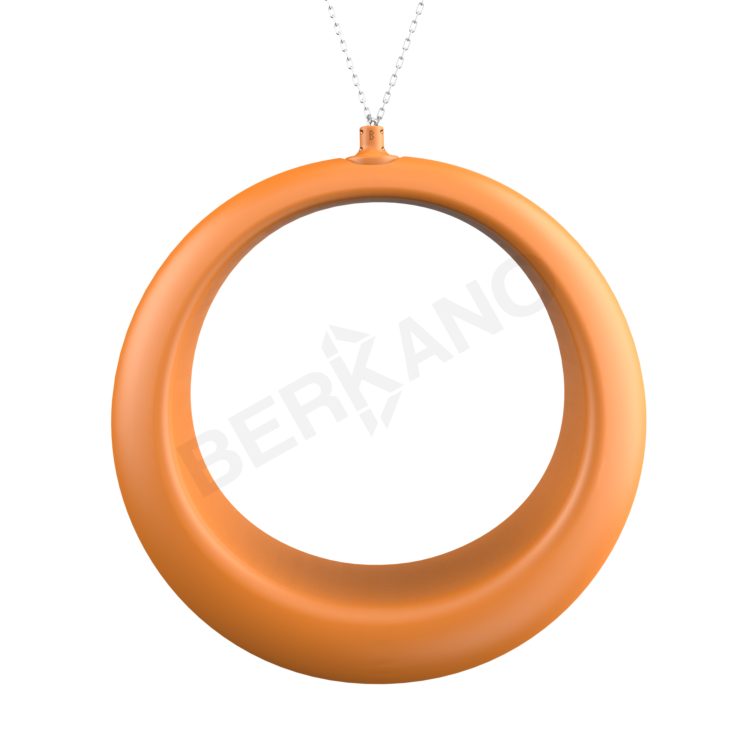 Арт-объект Moon оранжевого цвета - фото 1