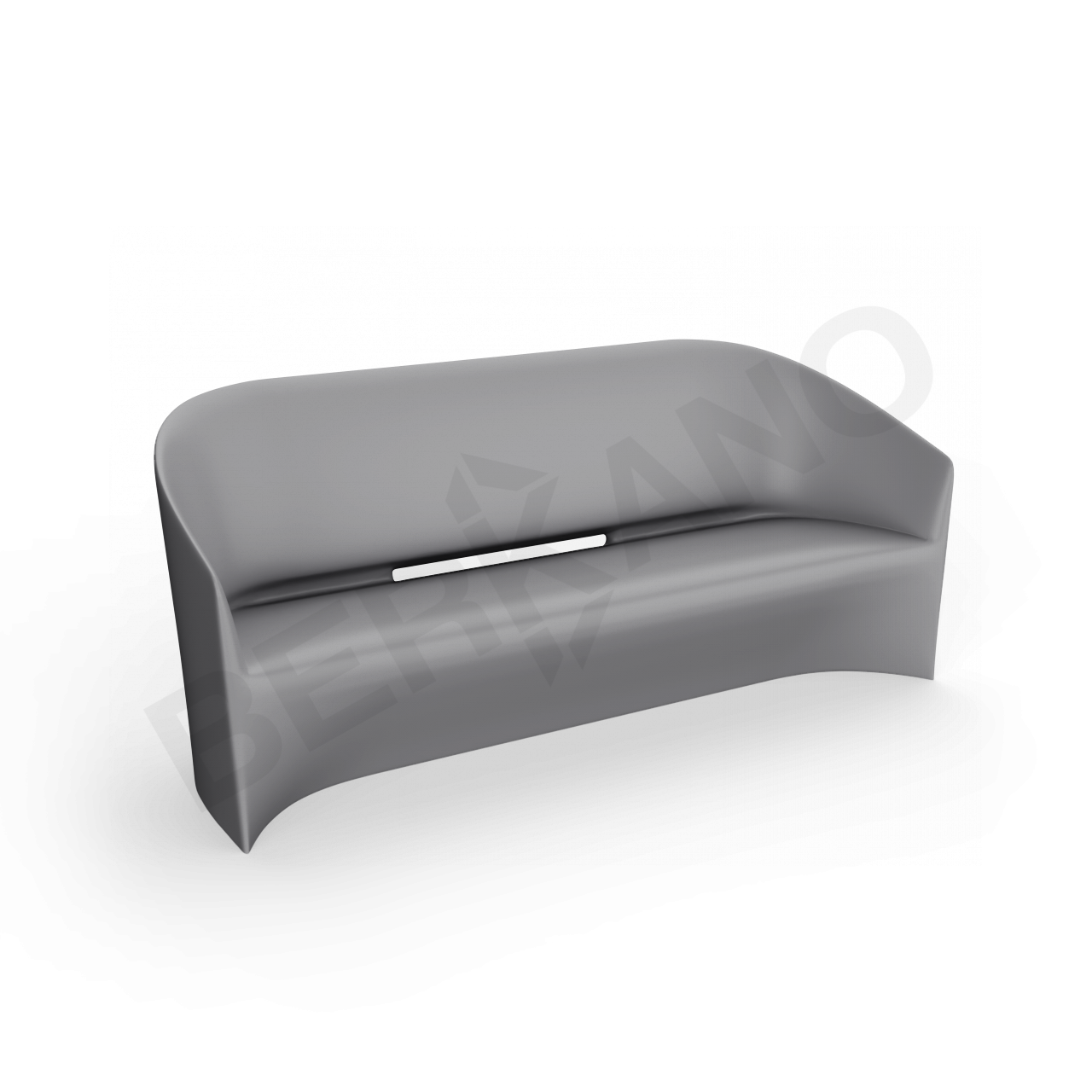 Диван Oasis графитового цвета - фото 1