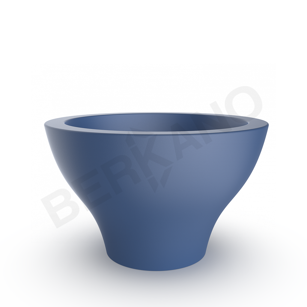Кашпо Vetro 75 синего цвета - фото 1
